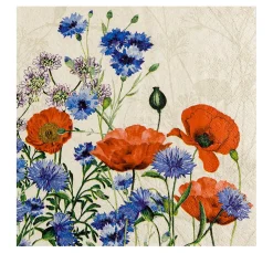 Online HOME FASHION Serviette "Wild Poppies"