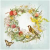 Online Ambiente Serviette "Wildblumenkranz"