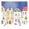 Hot HOME FASHION Serviette "Winter Village"