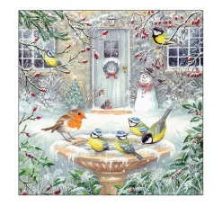 New Ambiente Serviette "Winterszene"