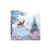 Discount Ambiente Serviette "Winterwaldszene"