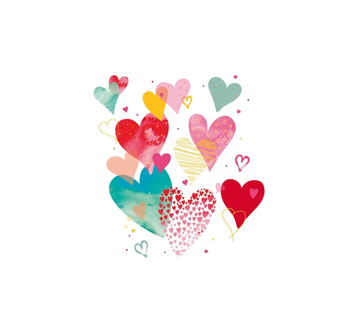 Discount Ambiente Serviette "With Love"