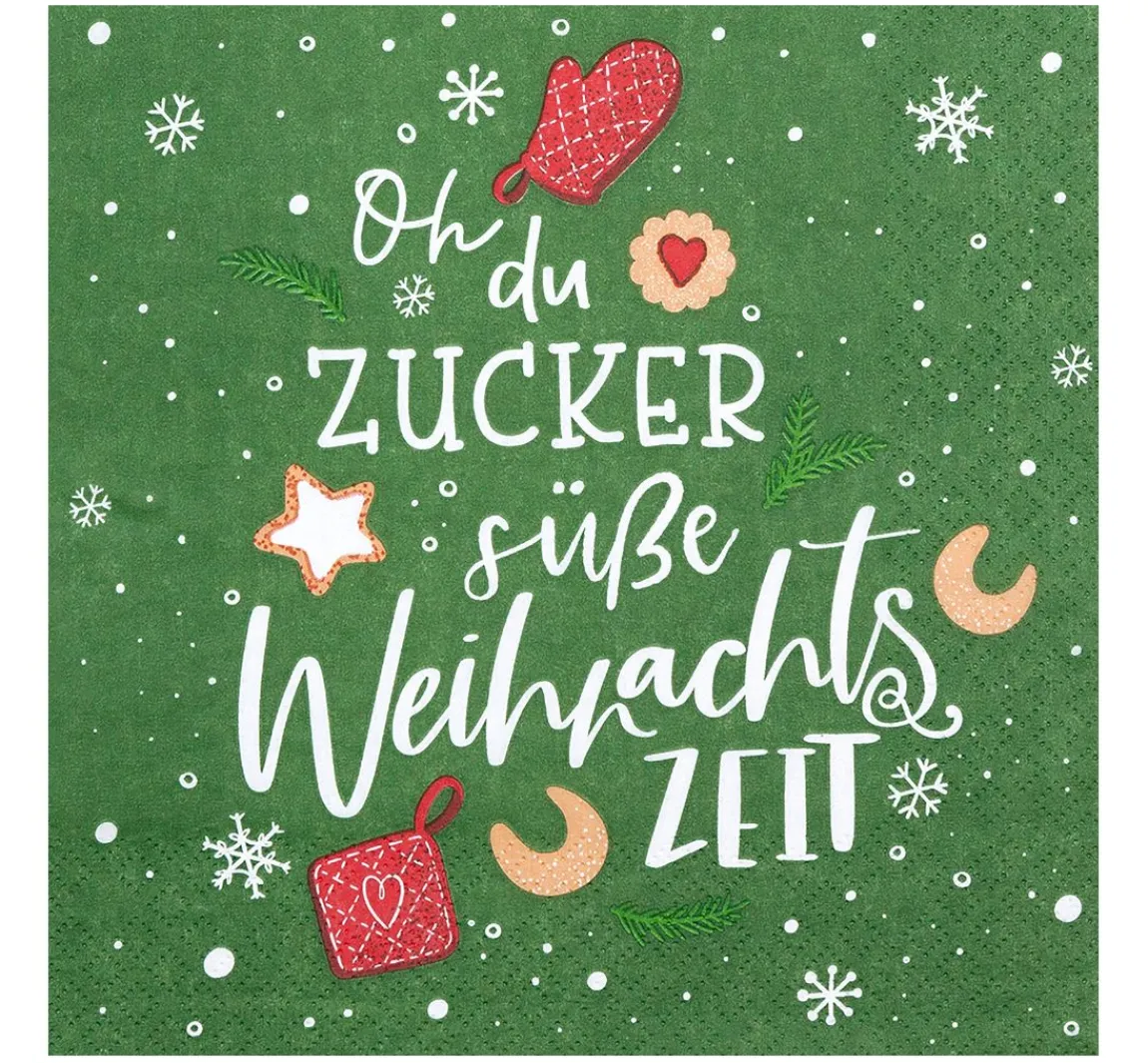 Clearance HOME FASHION Serviette "Zuckersüße Zeit"