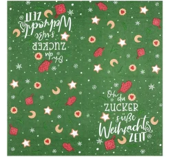Clearance HOME FASHION Serviette "Zuckersüße Zeit"