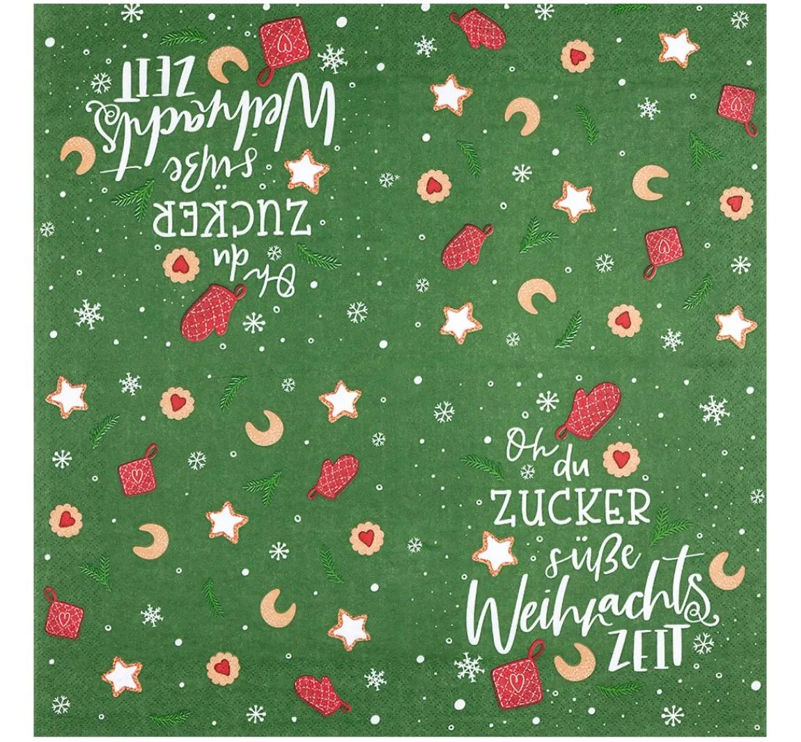 Clearance HOME FASHION Serviette "Zuckersüße Zeit"