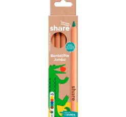 Best share Buntstift Jumbo, 5er-Set