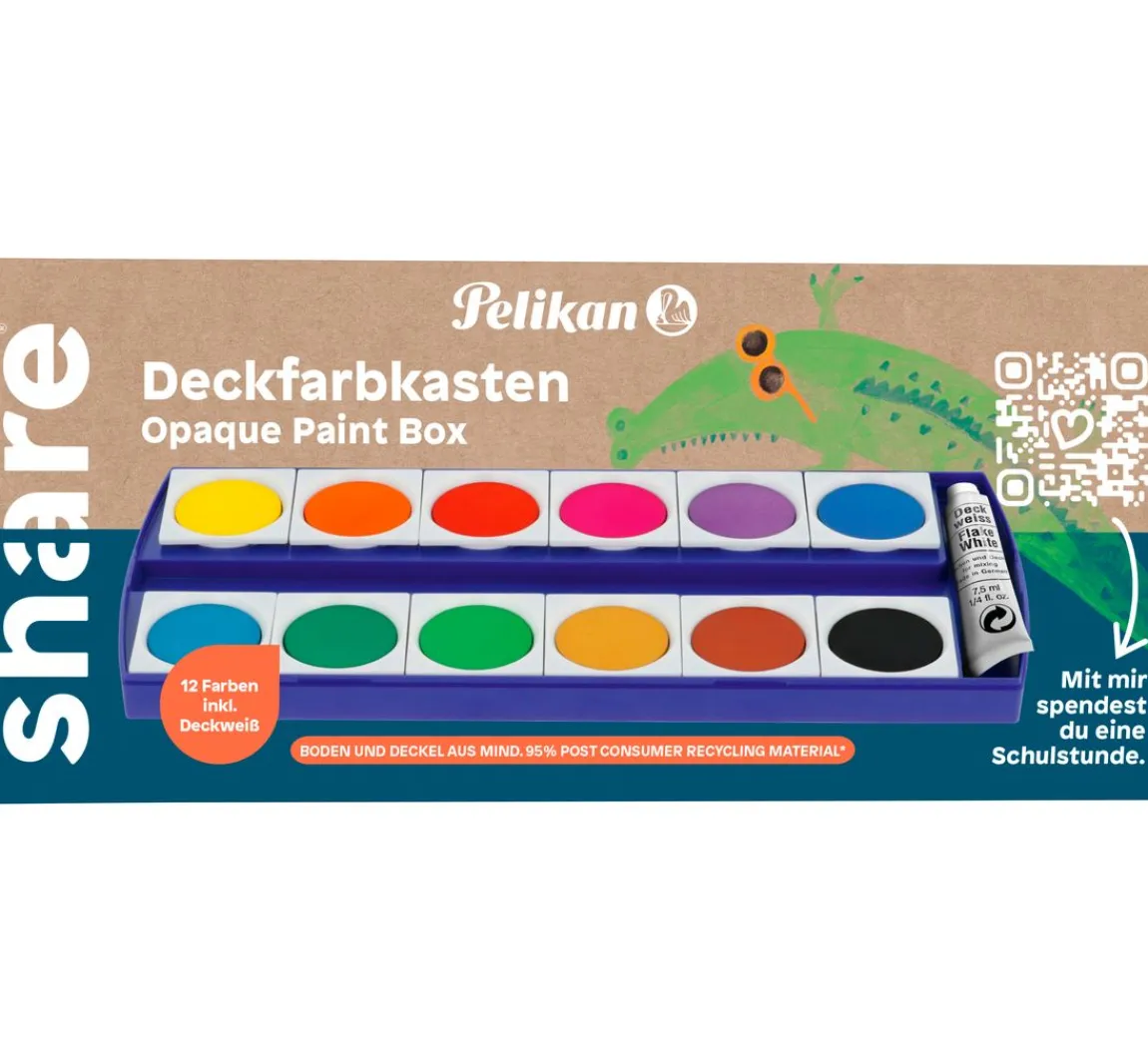 Online share Deckfarbkasten, 12 Farben