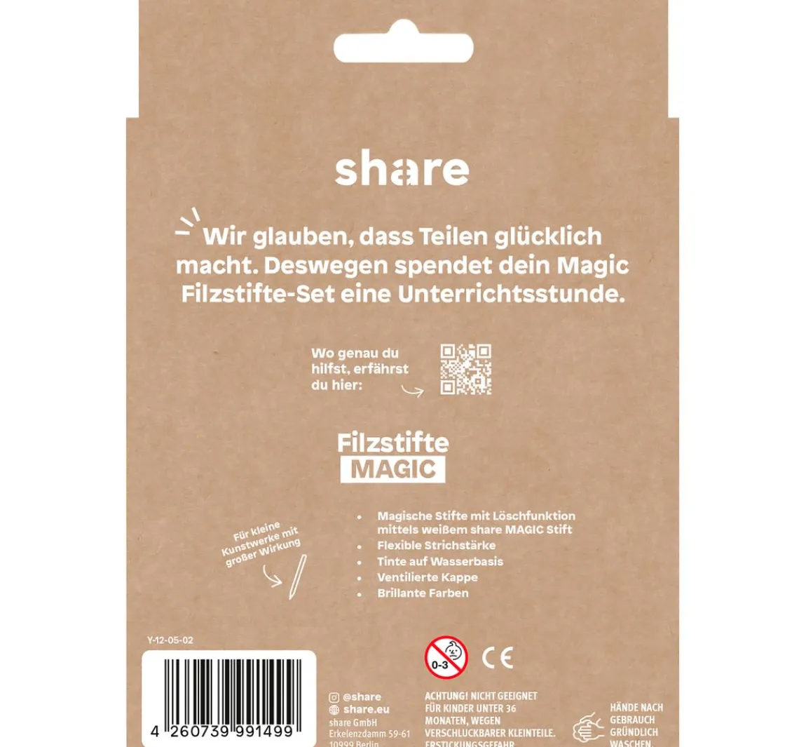 Best share Filzstift Magic, 10er-Set