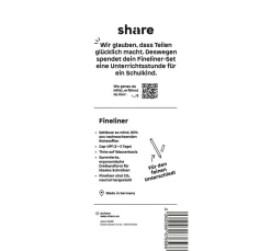 Best share Fineliner, 6er-Set
