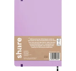 Online share Notizbuch A5, punktkariert