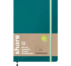 Online share Notizbuch A5, punktkariert