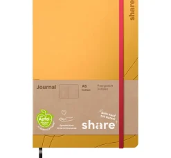 Online share Notizbuch A5, punktkariert