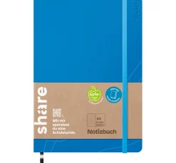 Online share Notizbuch A5, punktkariert