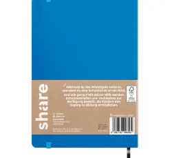 Online share Notizbuch A5, punktkariert