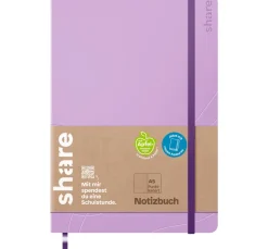 Online share Notizbuch A5, punktkariert