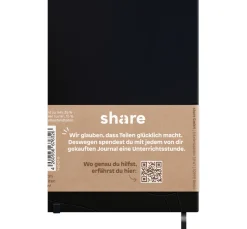 Outlet share Notizbuch, blanko
