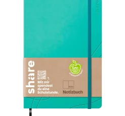Outlet share Notizbuch, blanko