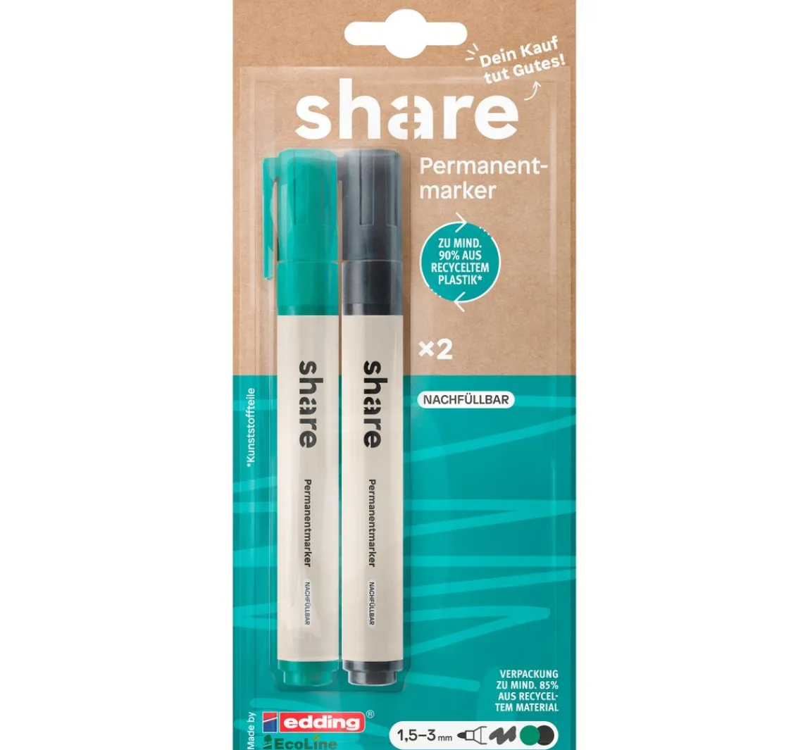 Sale share Permanentmarker, 2er-Set