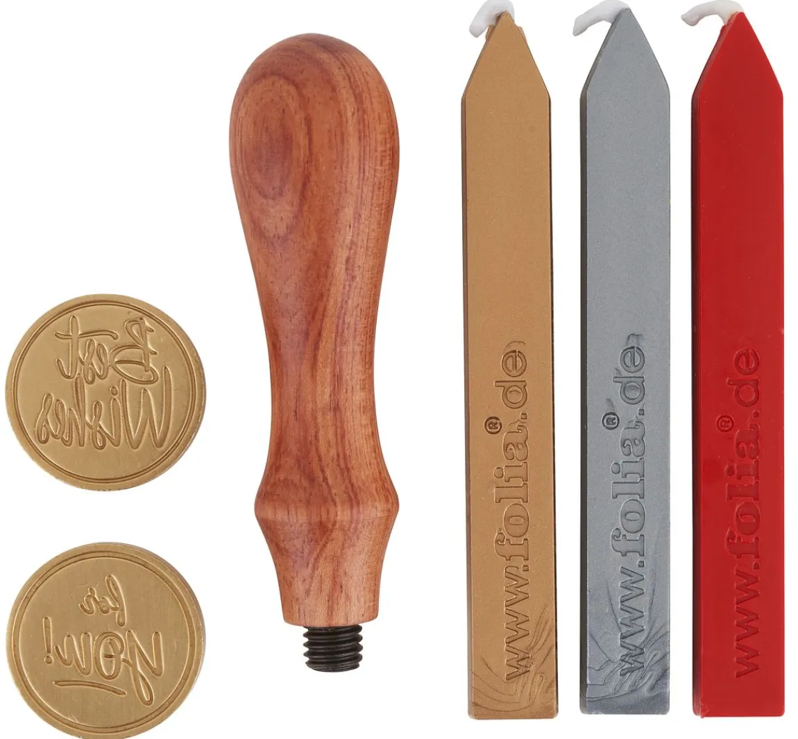 New folia Siegel-Set inkl. Handgriff