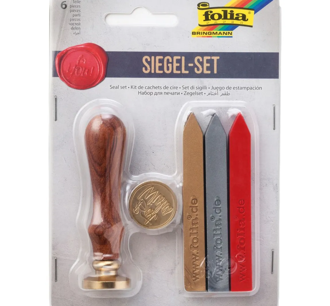 New folia Siegel-Set inkl. Handgriff
