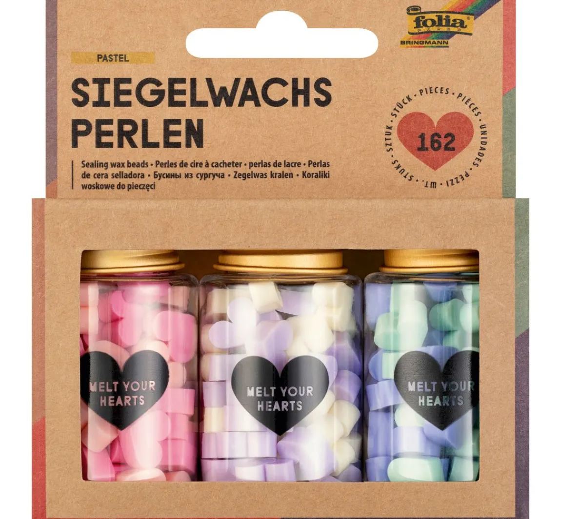 Best folia Siegelwachs-Perlen "Pastel"