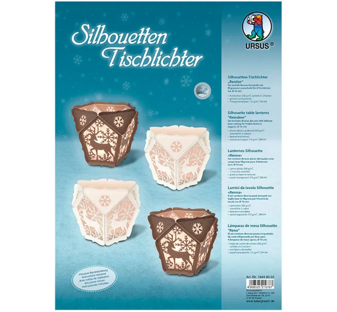 Discount URSUS Silhouetten-Tischlichter "Rentier"