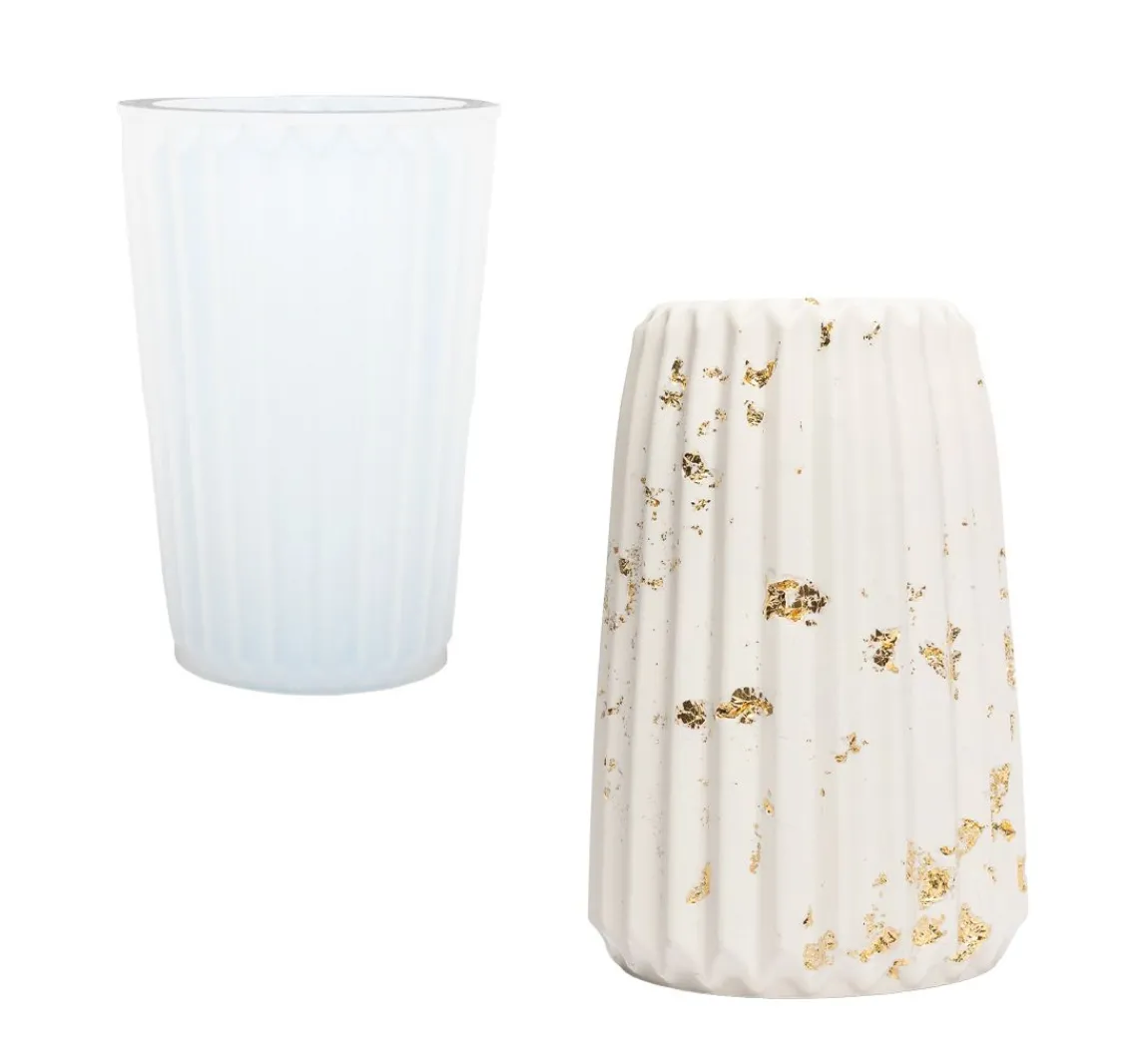 Outlet Jesmonite Silikon Gießform "Blumenvase"