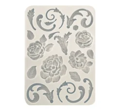 Discount Stamperia Silikon Gießform "Brocante Antiques - Blumen und Ranken"