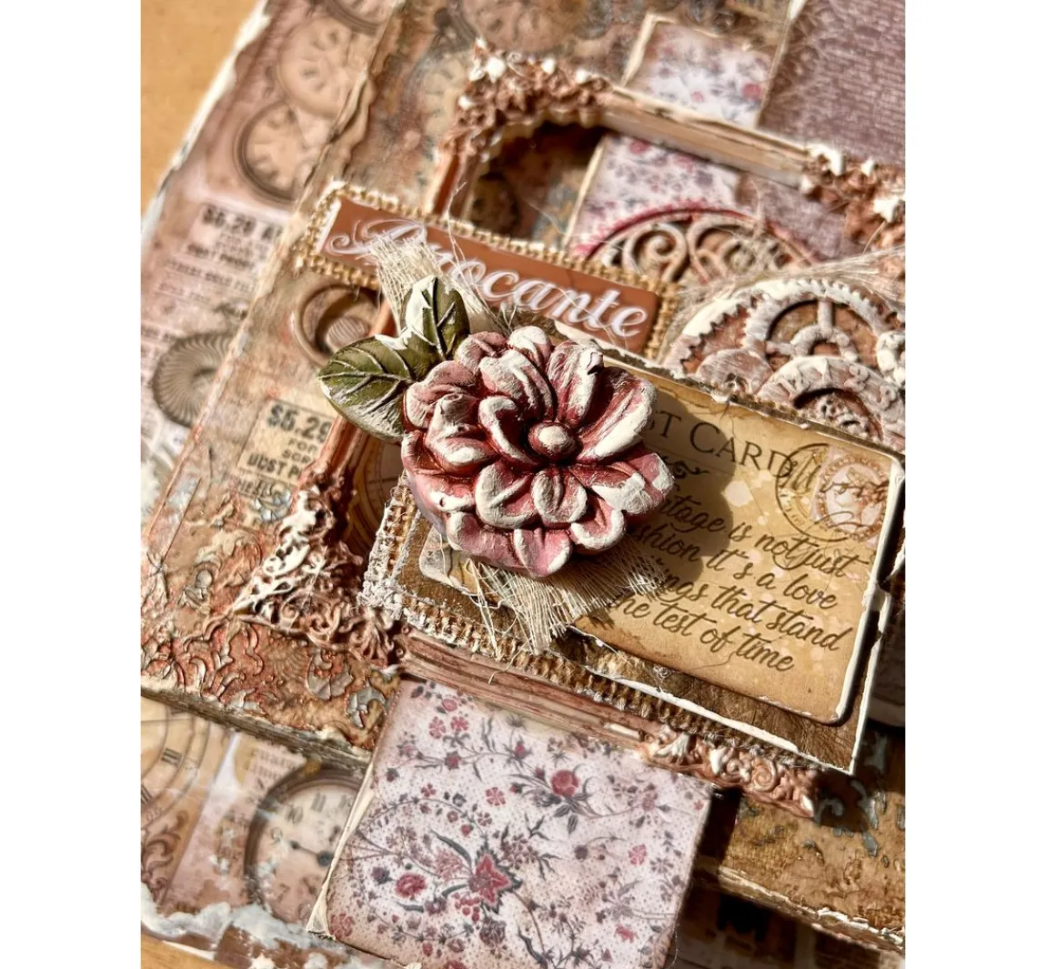 Discount Stamperia Silikon Gießform "Brocante Antiques - Blumen und Ranken"