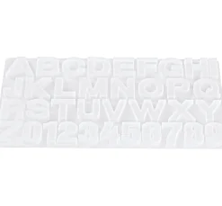 Best HobbyFun Silikon Gießform "Buchstaben & Zahlen"