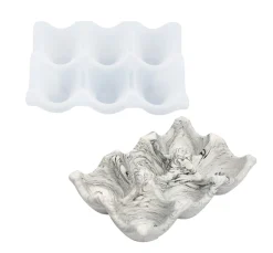 Sale Jesmonite Silikon Gießform "6er Eierpalette"