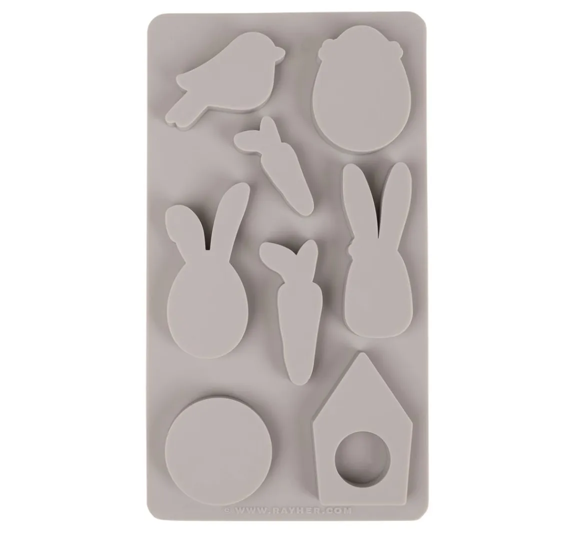 Discount Rayher Silikon Gießform "Happy Spring"