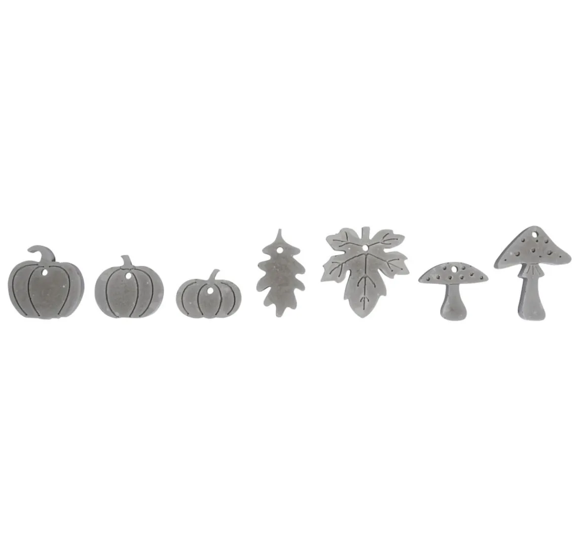 Outlet Rayher Silikon Gießform "Kürbis, Pilz, Blatt"
