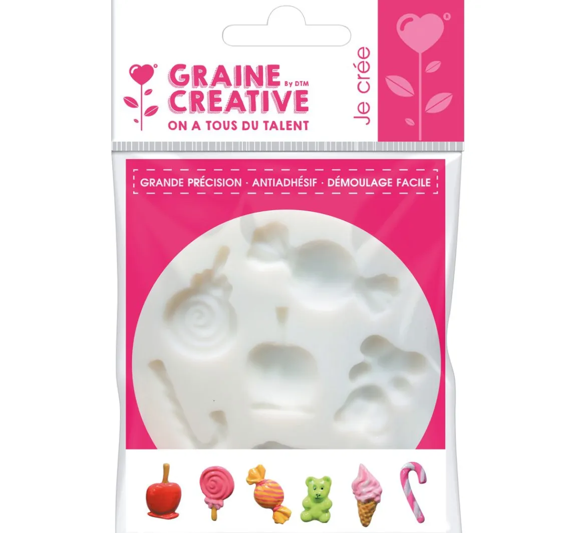 Sale Graine Creative Silikon Gießform Mini "Bonbons"
