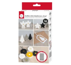 New Rayher Silikon Gießform "Mini-Dekoformen X-Mas"