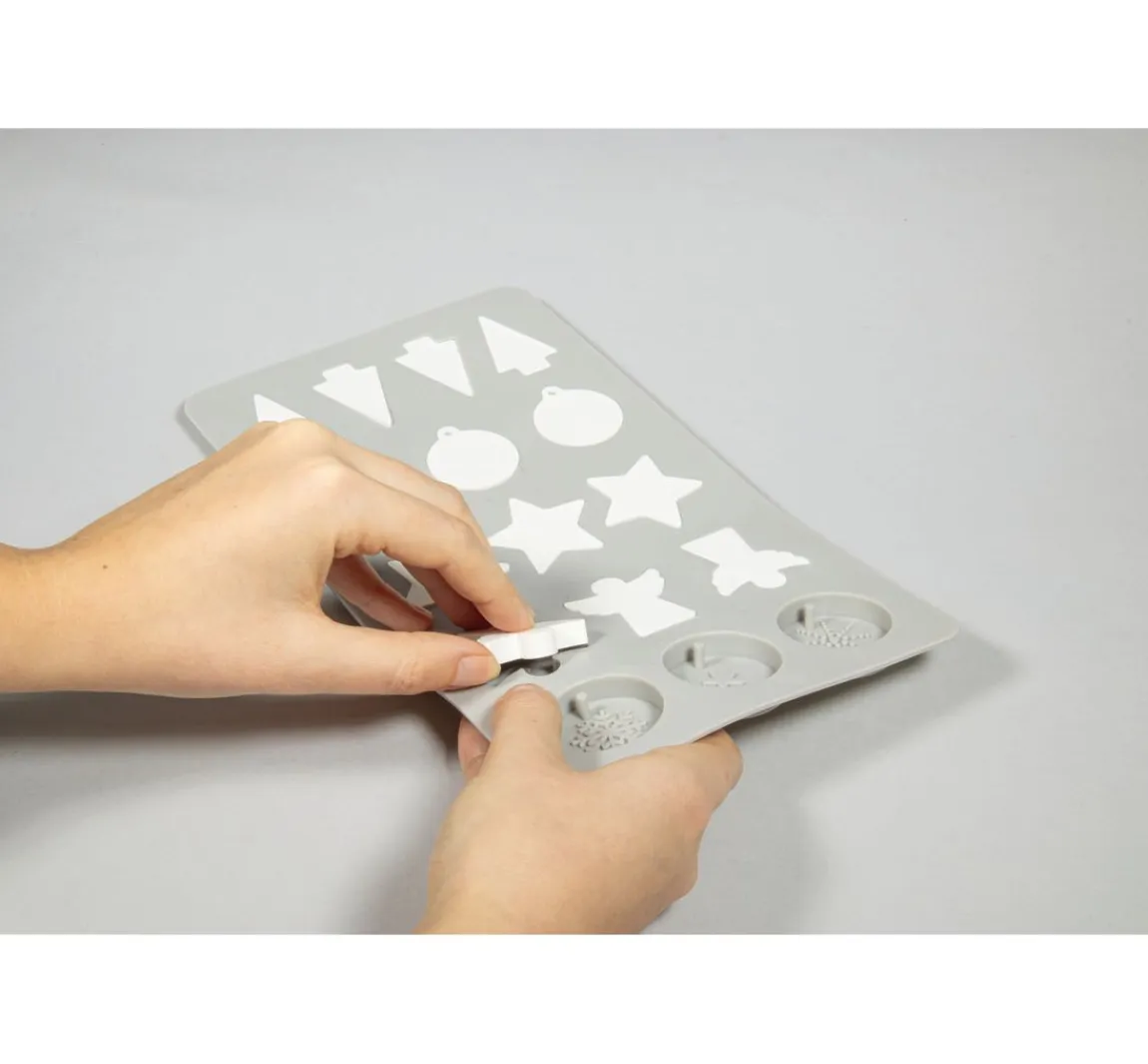 New Rayher Silikon Gießform "Mini-Dekoformen X-Mas"