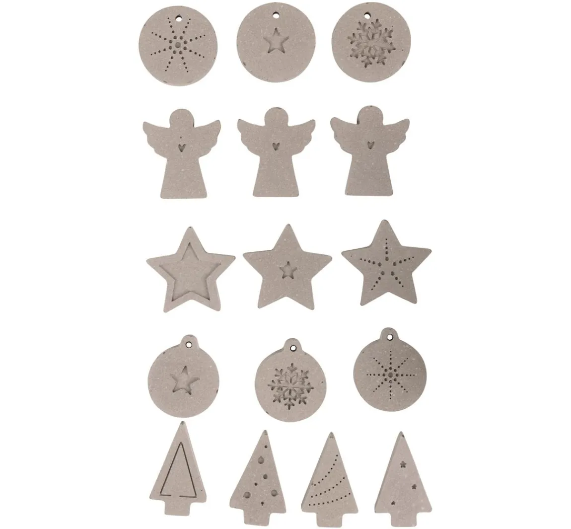 New Rayher Silikon Gießform "Mini-Dekoformen X-Mas"