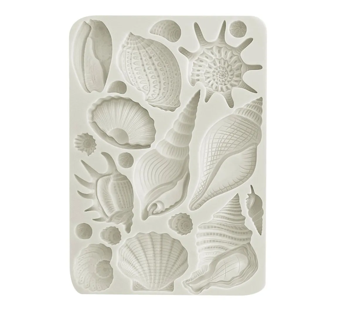 Online Stamperia Silikon Gießform "Sea Land - Shells"