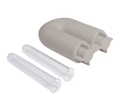 New Rayher Silikon Gießform "U-Form Vase geriffelt"