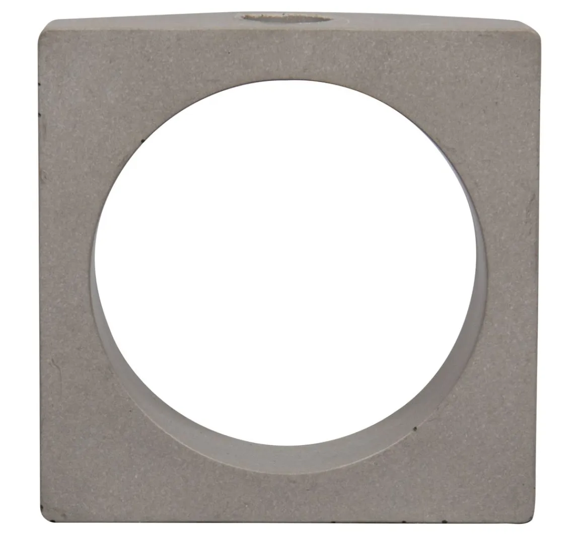 Hot Rayher Silikon Gießform "Vase Quadrat mit Kreis"