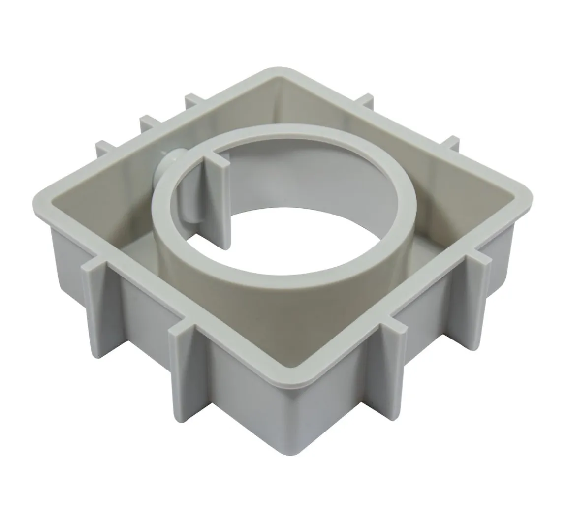 Hot Rayher Silikon Gießform "Vase Quadrat mit Kreis"