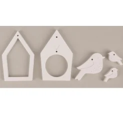 Best Rayher Silikon Gießform "Vogelhäuser & Vögel"