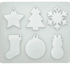 New GLOREX Silikon Gießform "Weihnachtsformen"