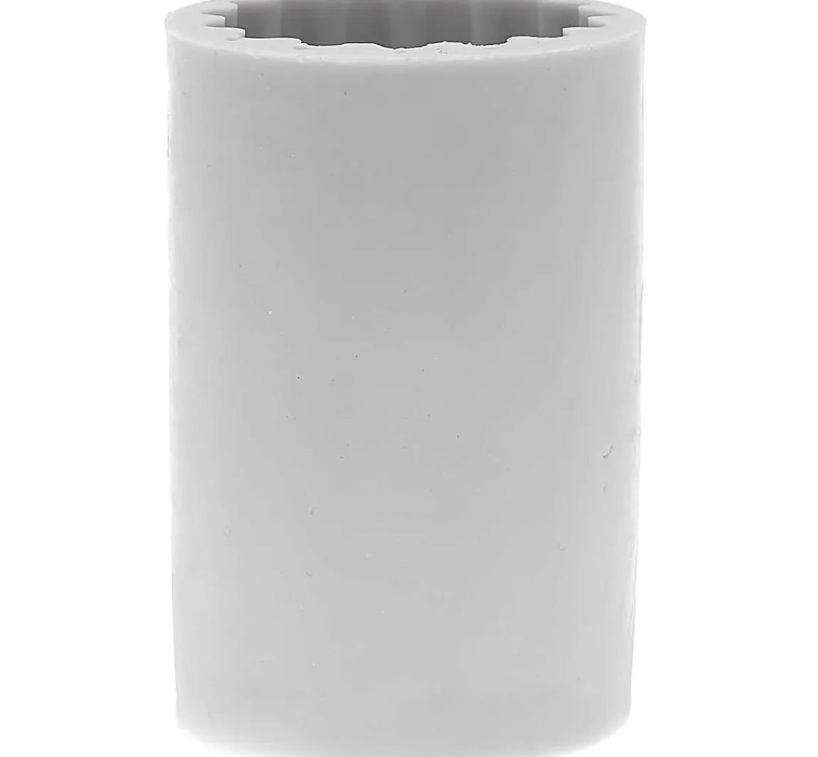 Discount Rico Design Silikon Kerzengießform "Zylinder geriffelt"