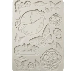 Online Stamperia Silikonform A5 "Quiet Days - Clock"