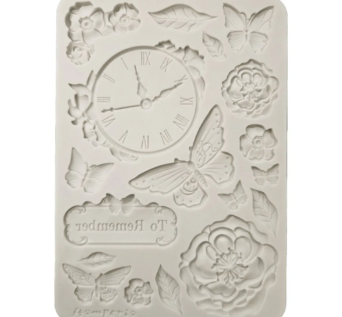 Online Stamperia Silikonform A5 "Quiet Days - Clock"