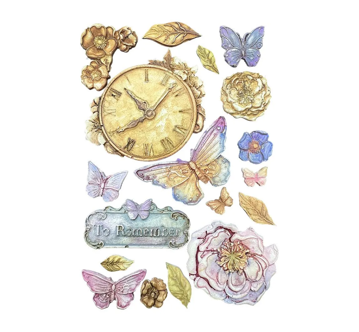 Online Stamperia Silikonform A5 "Quiet Days - Clock"
