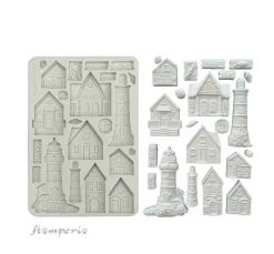 Sale Stamperia Silikonform A5 "Silent Sea - Lighthouse"