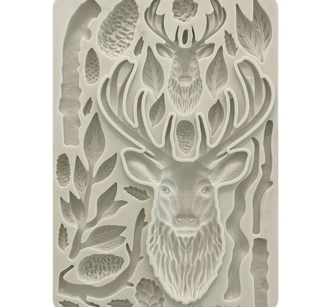 Stamperia Silikonform A5 "The Owl's House - Deer"