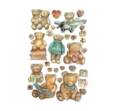 Online Stamperia Silikonform A5 "The Owl's House - Teddy & Bears"